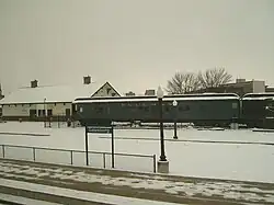 A Pullman sleeping car at the Galesburg Railroad Museum