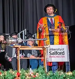 Honorary Doctorate at Salford University