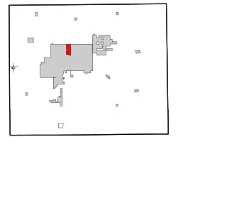 Location in Garfield County and the state of Oklahoma