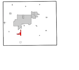 Location in Garfield County and the state of Oklahoma
