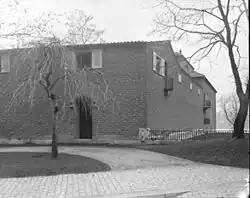 Entrance from Laboratoriegatan