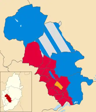 2019 results map