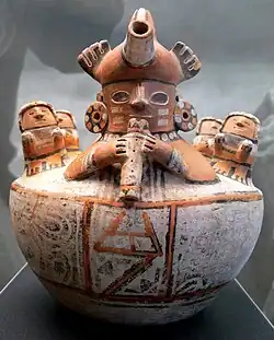 Recuay culture effigy jar, c. 100 BCE–300 CE, from the collection of Museum zu Allerheiligen