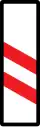 6c: Level crossing mark (left) - Distance to level crossing approx. 160m