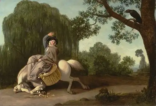 The Farmer's Wife and the Raven (1786), oil on millboard, 67.3 x 97.8 cm., Yale Center for British Art
