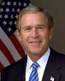 Head shot of George W. Bush