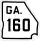 State Route 160 marker