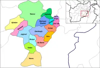 Andar District in red