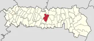 Location in Ialomița County