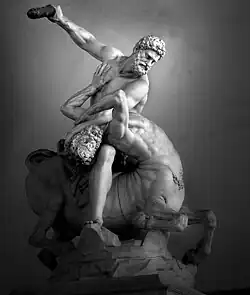 Hercules and Nessus, 1599, Loggia dei Lanzi, Florence