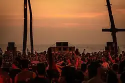 Sunset at Goa Sunsplash 2025