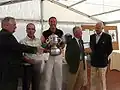 the Dior Cup being presented to Ludovic Chartier in July 2008