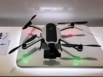 a GoPro Karma on display