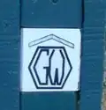 Detail of the waymark used on the Gordon Way