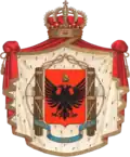 Arms of Dominion of King Victor Emmanuel III of the Albanians, 1939–1945