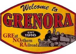 Official logo of Grenora, North Dakota