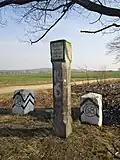 Border-marker stone between Dauban and Dubrauke/Dubrawka