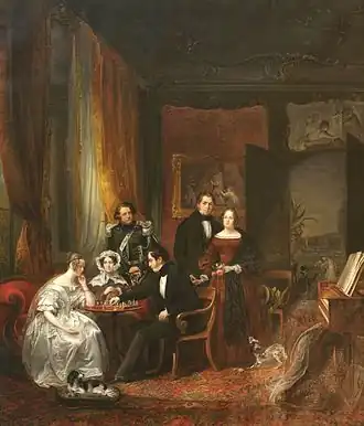 Family portrait of Albertus Jacobus Duymaer van Twist (1837)