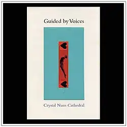 A red-tinted photo of a swimmer with hearts on either end, surrounded by thick blue, white, and black borders