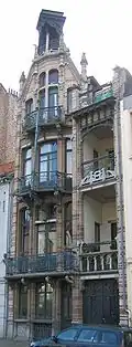 Van Dijck House, boulevard Clovis/Clovislaan 85, Brussels (1899–1901)