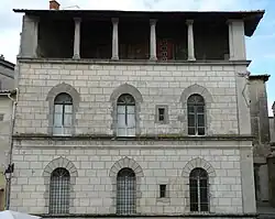 pallace of luppé : facade overlooking the Arles Amphitheatre.
