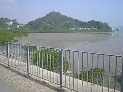 Wu Shek Kok and Starling Inlet seen from Luk Keng Road.