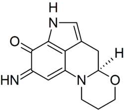 Chemical structure of haematopodin B