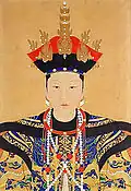 Empress Xiaozhaoren in court dress