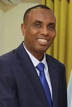 Head shot of Hamza Abdi Barre
