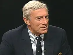Screencap of Weitz during a 1992 interview with Charlie Rose