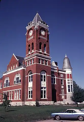 Former Haralson County courthouse in Buchanan, now the Buchanan-Haralson Public Library