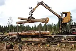 Loading timber