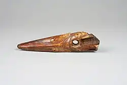 Harpoon head; 2nd–3rd century; ivory (walrus); height: 2.5 cm (1 in.); Metropolitan Museum of Art