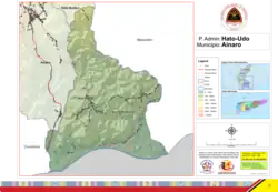 Official map of the Administrative post