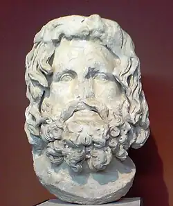 Head of Sarapis (150–200) from Salonica