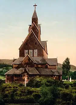 Heddal Stave Church, sometime between 1890 and 1900