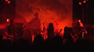 Hell performing at Roadburn 2016