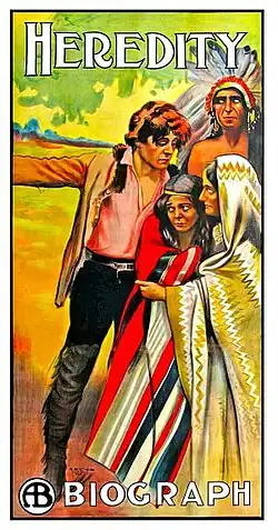 Vintage theatrical poster featuring dramatic artwork with 4 figures