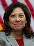 Former Secretary of Labor Hilda Solis from California (2009–2013)[52]