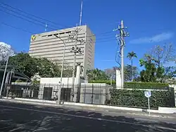 The multi-storey building of the BSP Complex in Manila