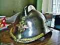 A Russian fire helmet dating from before the Russian Revolution in 1917