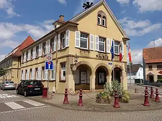 The town hall in Holtzheim