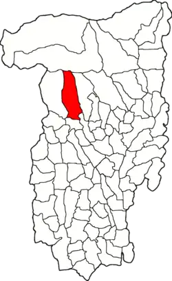 Location in Vâlcea County