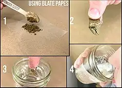 Swallowing Herbal Powder with Edible Wafer Film