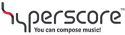 Hyperscore logo with the tag line 'You can compose music!'