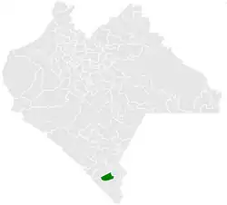 Municipality of Huehuetán in Chiapas