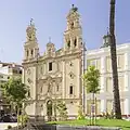 Façade as seen from the Plaza de la Merced