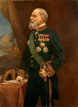 Hugo II Count Logothetti, painting from 1912 by Karel Žádník, since 1945 in possession of the Slovácké muzeum, Uherské Hradiště