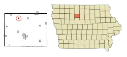 Location of Bode, Iowa