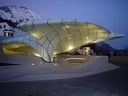 Hungerburgbahn top station in Innsbruck by Zaha Hadid, 2007